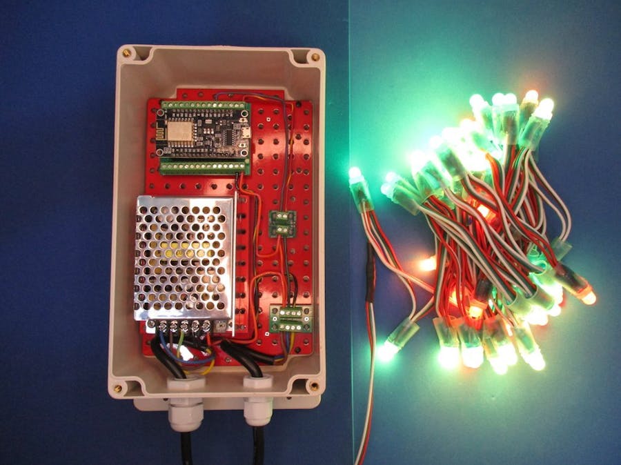 WiFi controlled waterproof LED string