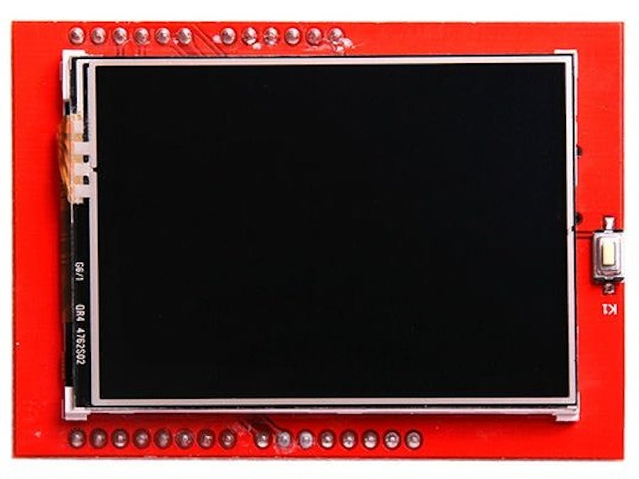 Arduino 2.4 TFT LCD display MENU