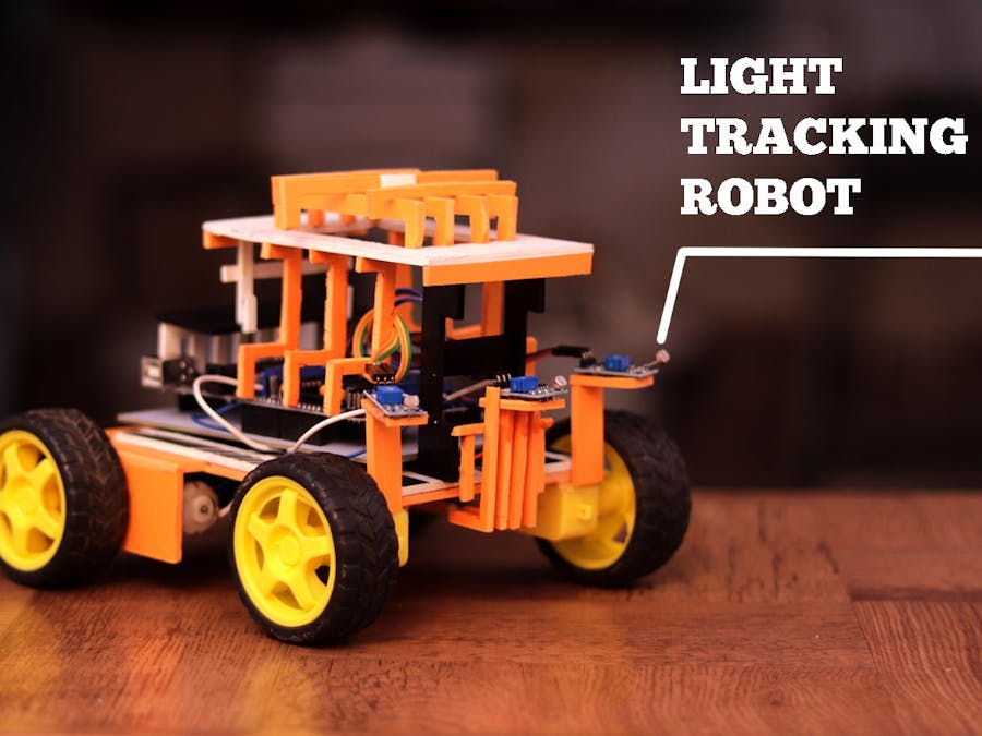 Arduino Light Tracking Robot with LDR