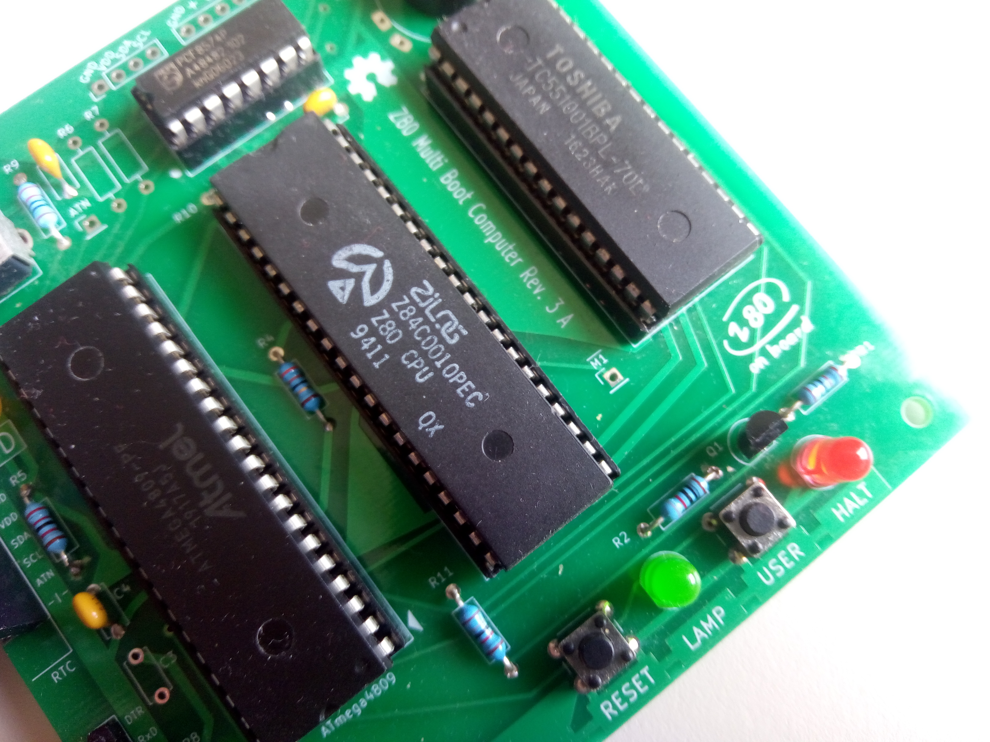 Z80-MBC3 = a terminal operated Single Board Computer