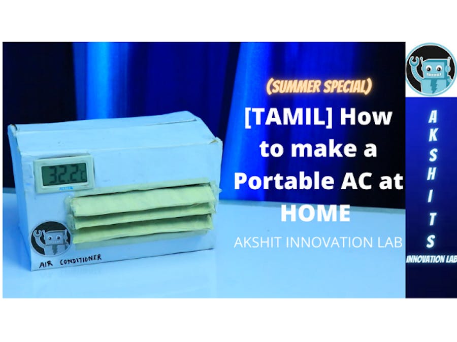 How To Make a portable A/C At Home