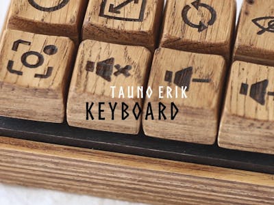 Custom Wooden Mechanical Keyboard