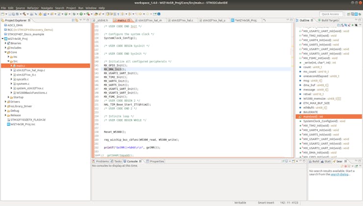 How to use UART DMA on STM32103 MCU, Coding