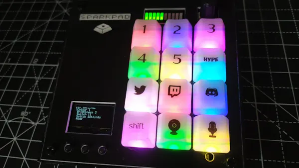 Streamer-Focused Arduino-Powered Sparkpad Packs Keys, Volume Control ...