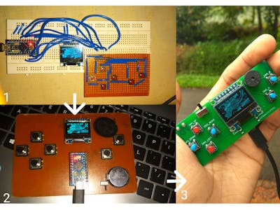 DIY Handheld game console using Arduino (Arduboy)