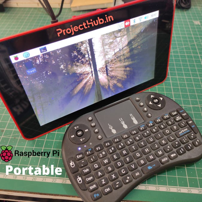 Portable Touch Screen Computer With Raspberry Pi 4