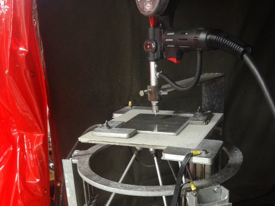 GMAW Magnetic Ball-Jointed Open Source 3-D Printer