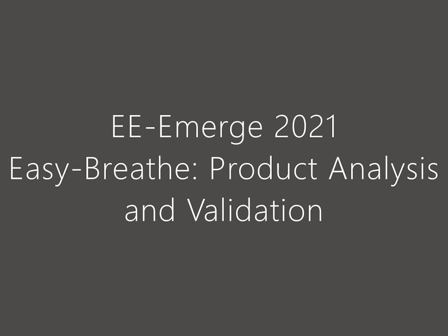 Easy-Breathe: Product Analysis and Validation