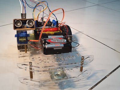 Bluetooth Controlled Arduino Car with Automatic Braking