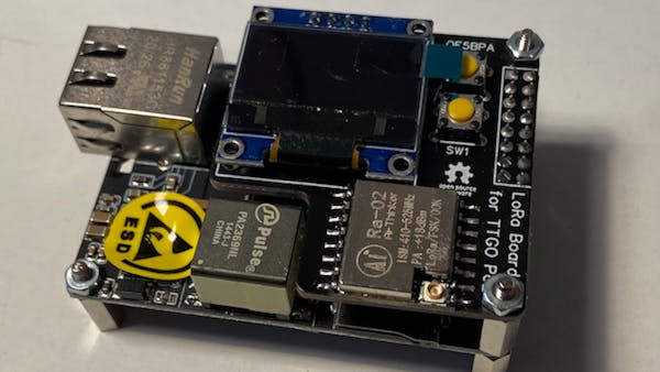 TTGO T-Internet-PoE ESP32 Gets LoRa Modem Integration - Hackster.io