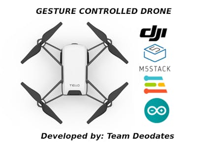 Gesture Controlled Drone with M5Stack and Edge Impulse
