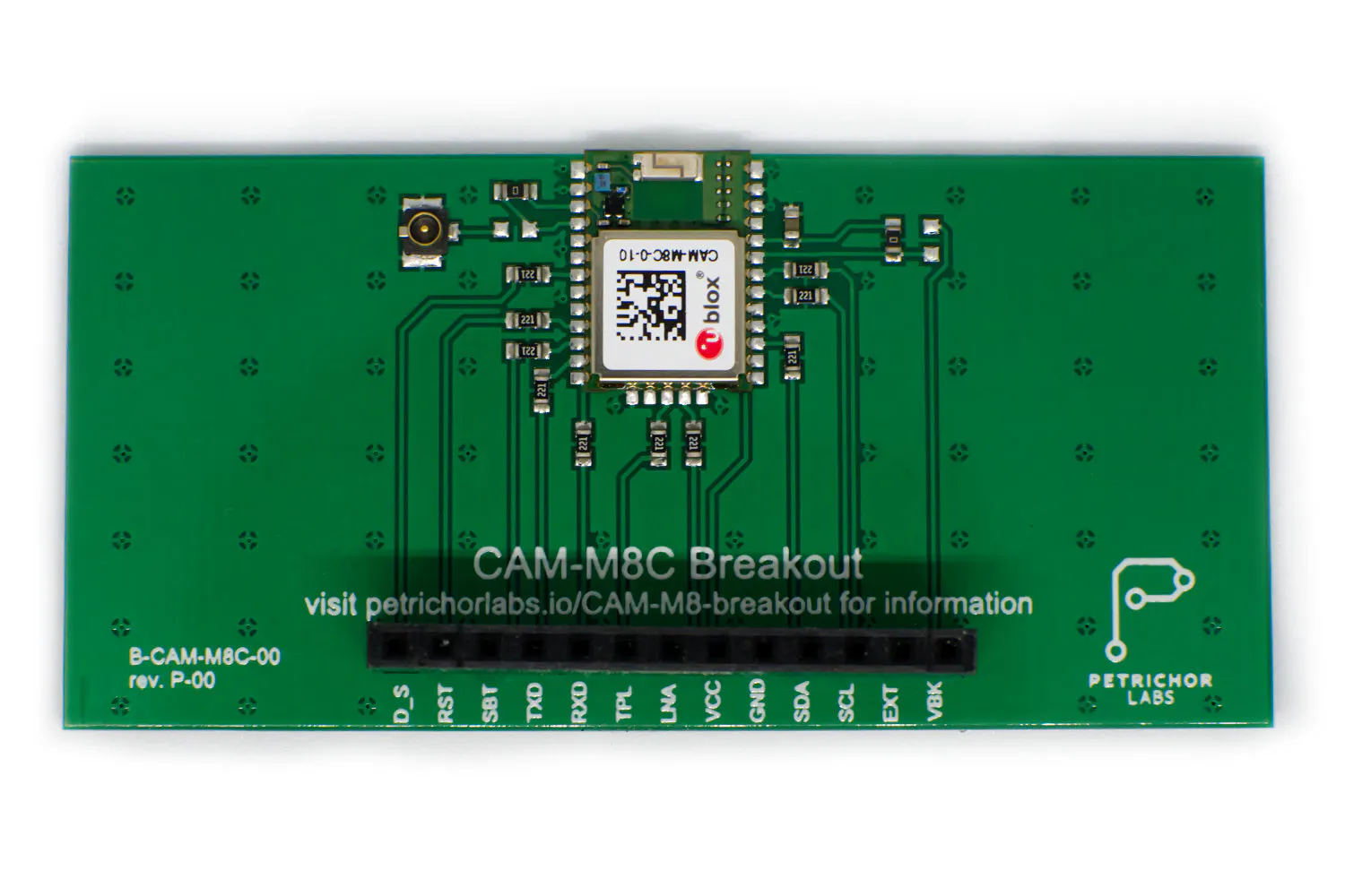 CAM-M8C Breakout Board