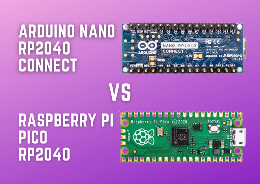 Arduino Nano Rp2040 Connect Vs Raspberry Pi Pico Arduino Project Hub 0193