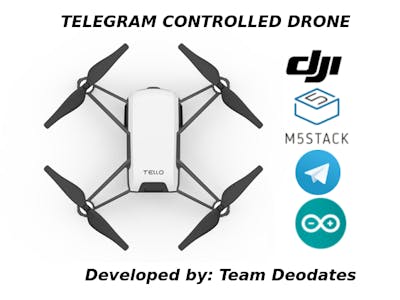 Telegram Controlled Drone with M5Stack