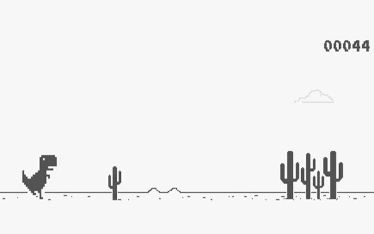 T-Rex Chrome Dino Game
