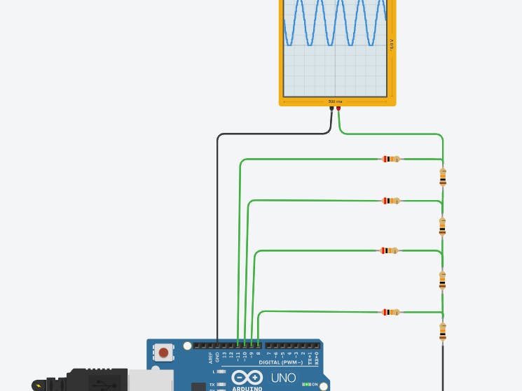 UART Controlled Arduino UNO signal generator