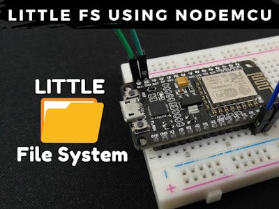 LittleFS [Read, Write, Delete] using ESP8266 and Arduino IDE