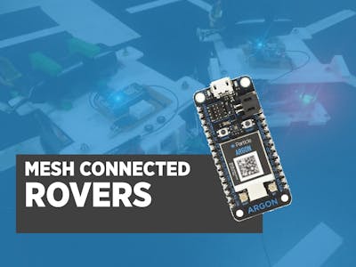 Mesh Connected Rovers with Particle