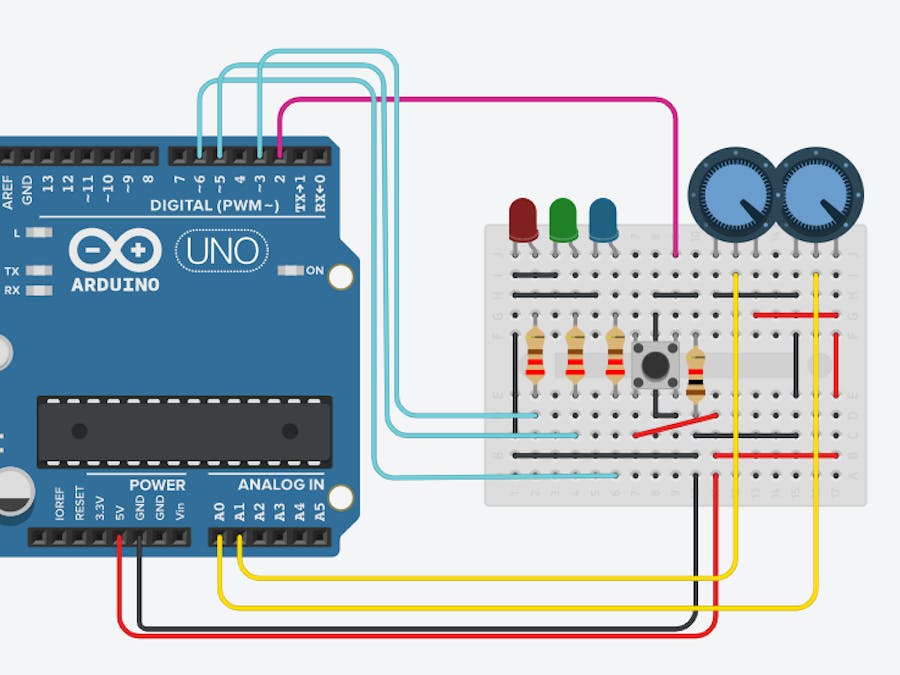 Controlling RGB LED using PWM principle - Arduino Project Hub