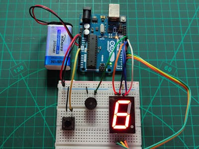Arduino based Digital Dice With 7 Segment Display