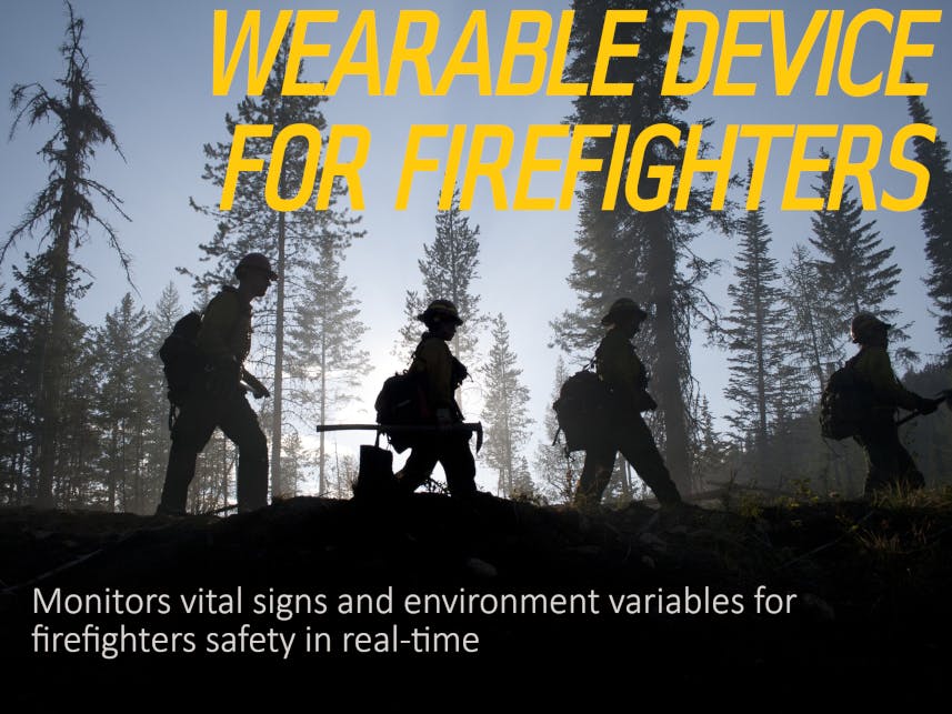 Wearable Device for Forest Firefighters