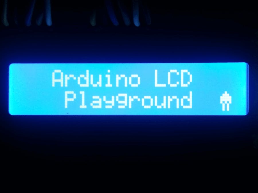 Control a 16x2 LCD from an Android App