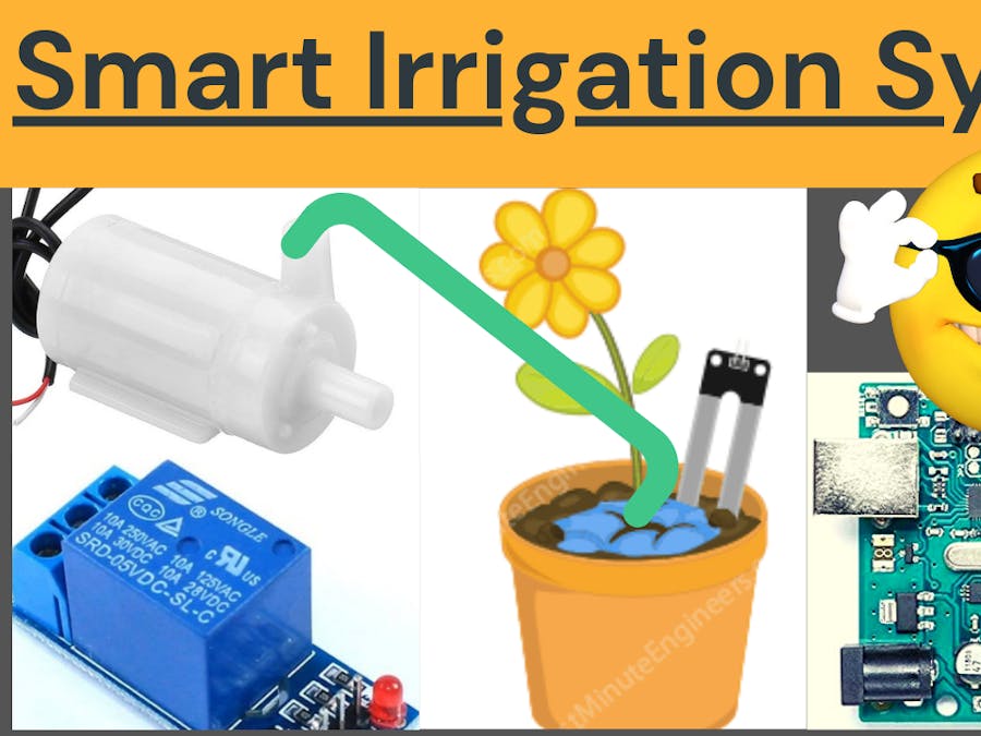 Smart Irrigation | Soil Moisture Sensor Arduino | Water Pump
