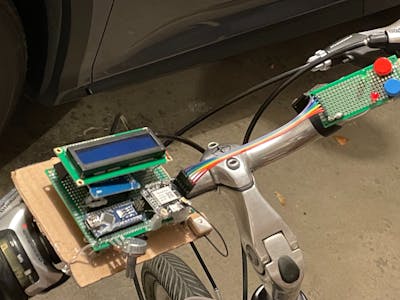 A dashboard for a bike (unfinished)