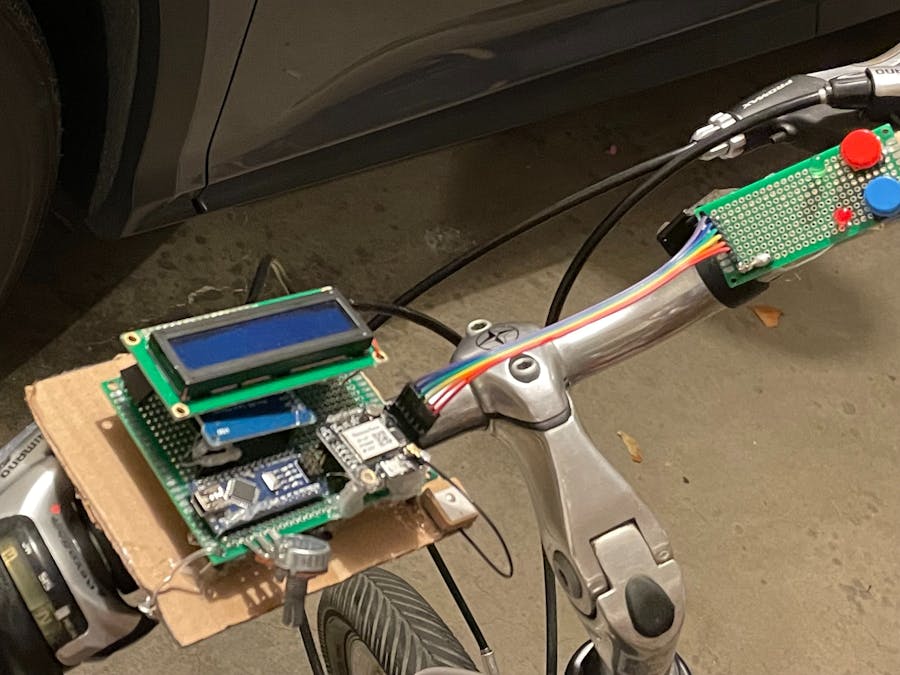 A dashboard for a bike (unfinished)