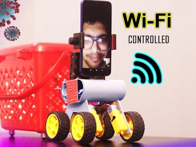 Wi-Fi Controlled Robot for Corona Patients