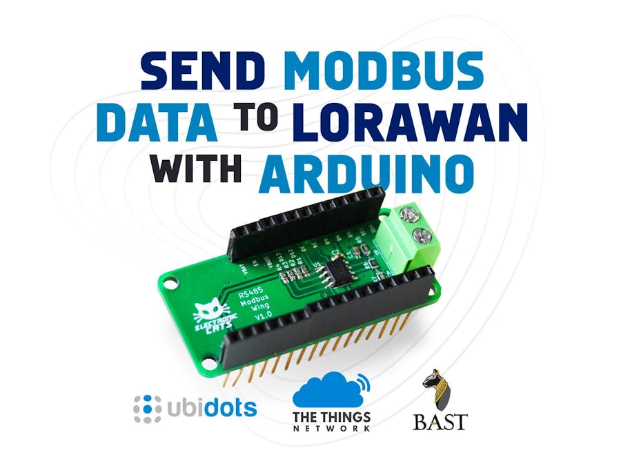 Send Modbus Data to LoraWAN with Arduino