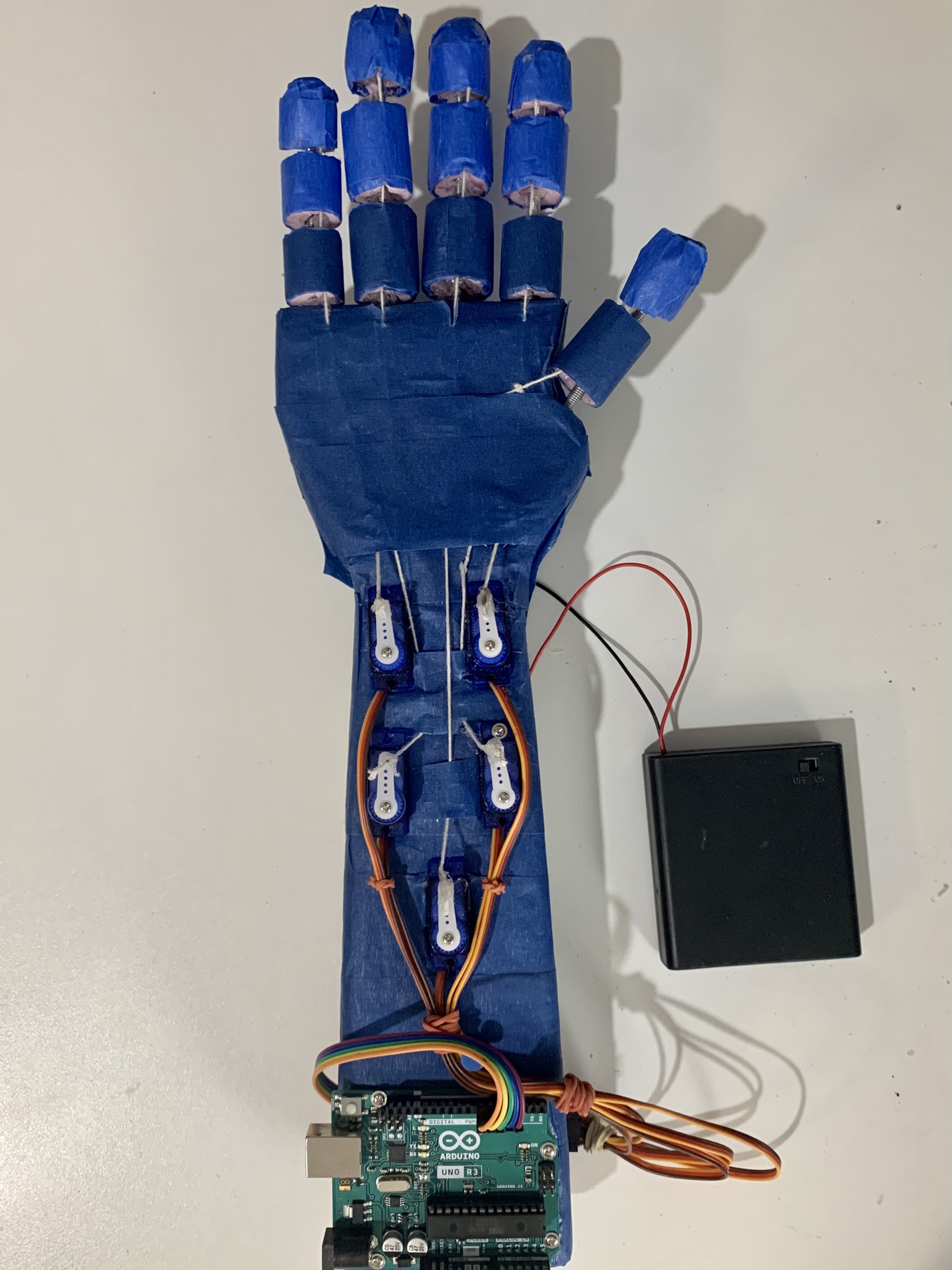 arduino bionic hand