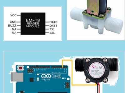 RFID Based LIQUID Vending Machine