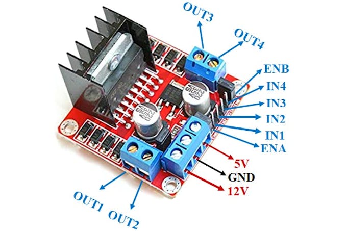 L298n Motor Driver Arduino Motors Motor Driver L298n Arduino 1261