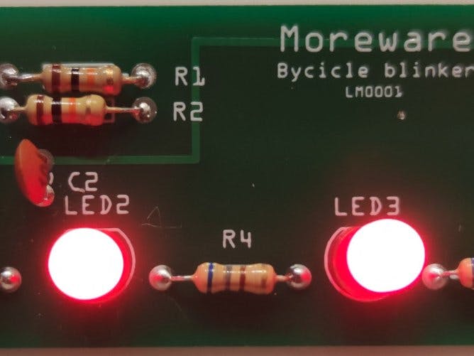 Low power bycycle blinker