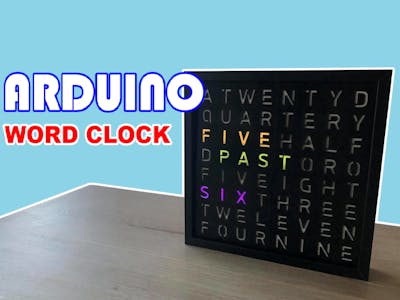 Creating Arduino Word Clock