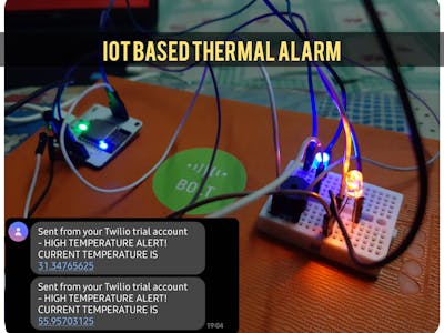 IOT based Thermal Alarm