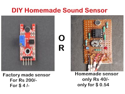 DIY Homemade Sound Sensor