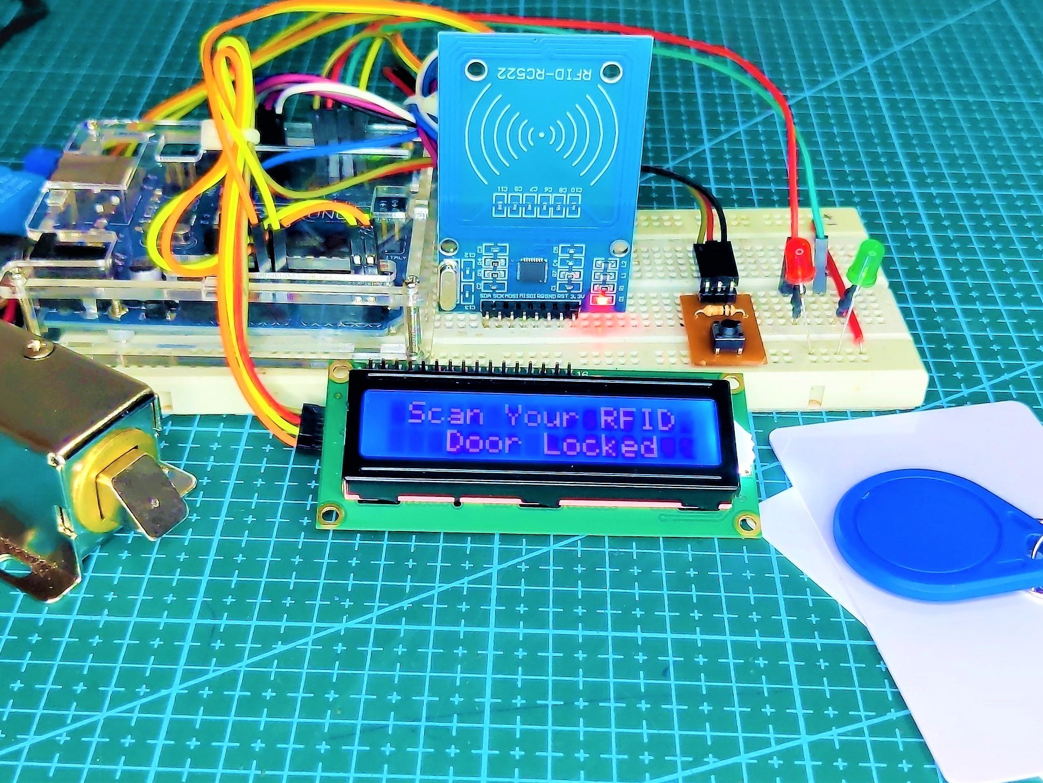 RFID Based Door Lock System Using Arduino Uno - Arduino Project Hub