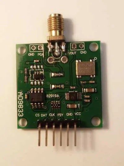 AD9833 Breakout Board. Approximate cost: $8-$10. Source: Ebay