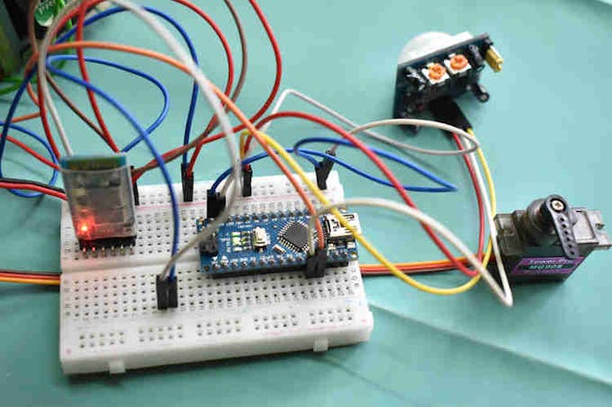 Bluetooth Controlled Automatic Door using PIR Sensor - Arduino Project Hub