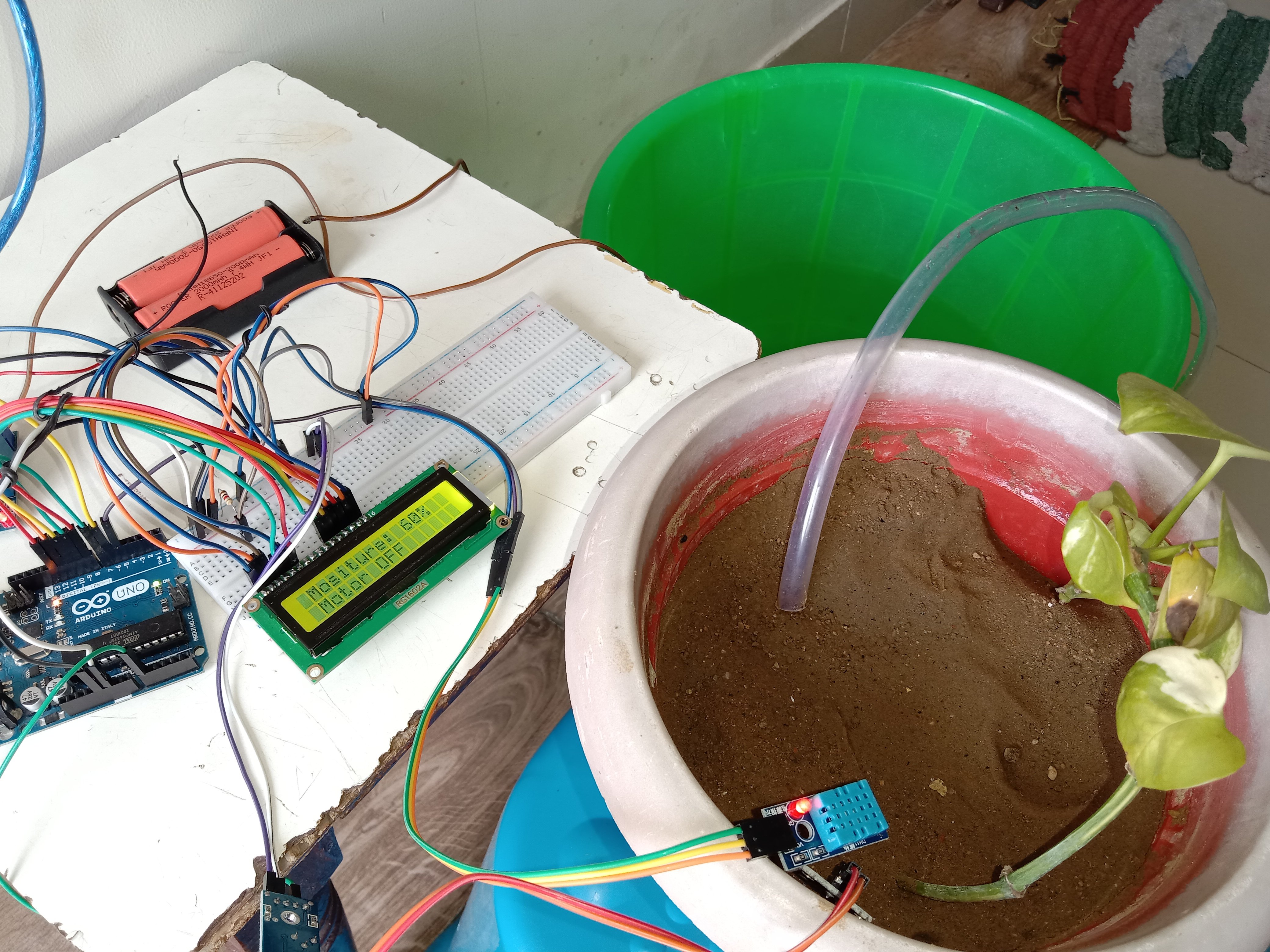 Smart Irrigation System Using Arduino | DHT11 | Moisture - Arduino ...