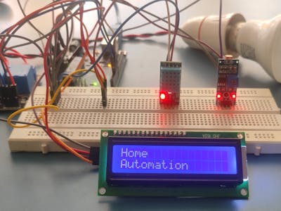 Home Automaton with LDR And DHT22 Sensor Along With Arduino