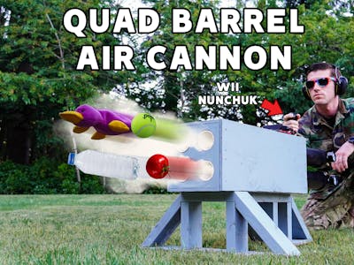 The R0M4 Quad-Barrel Air Cannon