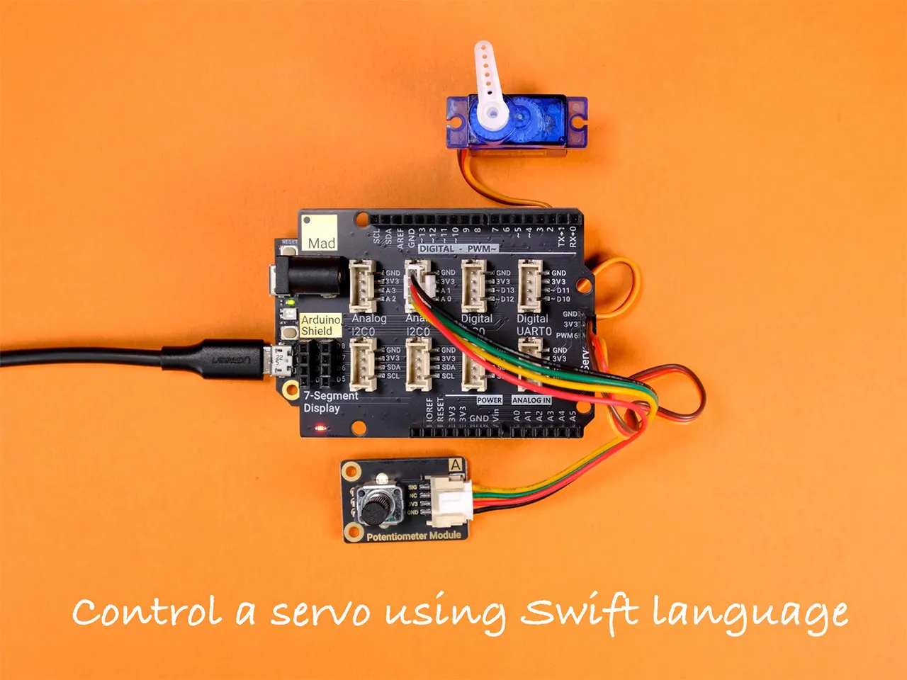 Control a Servo Using Swift Language - Hackster.io