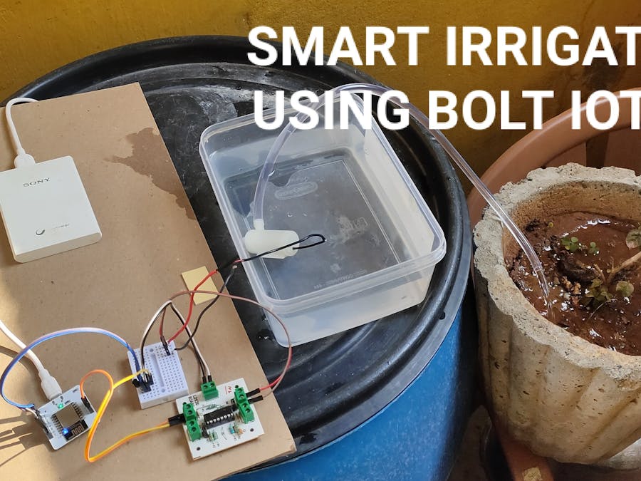 Smart Irrigation using Bolt IoT