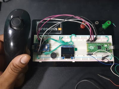 PicoBoy - Raspberry Pi Pico with Wii Remote control