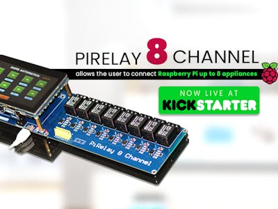 PiRelay 8 Smart Relay Board for Raspberry Pi - Kickstarter