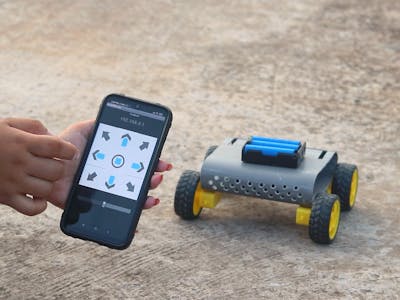 WiFi Controlled robot with NodeMCU