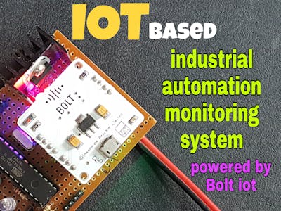 Automated-industrial monitoring system using BoltWifi module